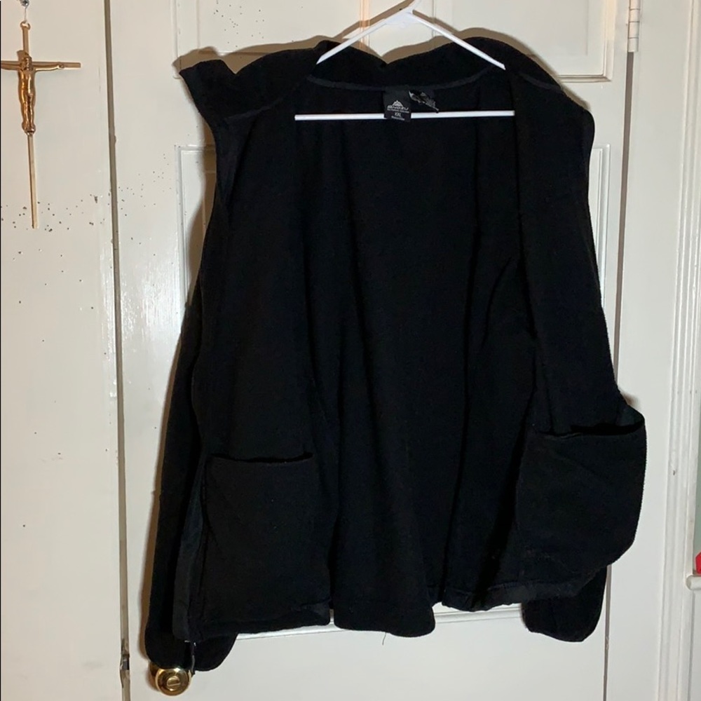 Men’s XXL Snozu black fleece coat - Picture 6 of 7